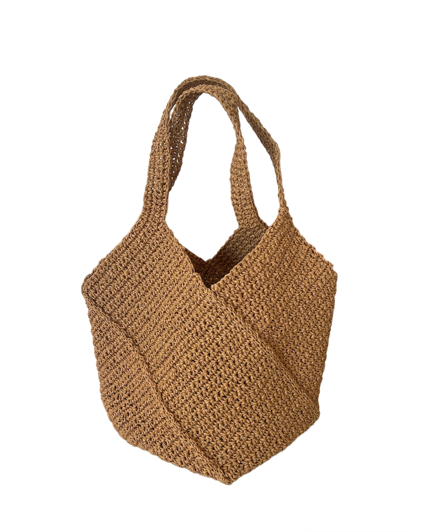 Handmade Paper Yarn Bags | Crochet Summer Beach & Market Totes
