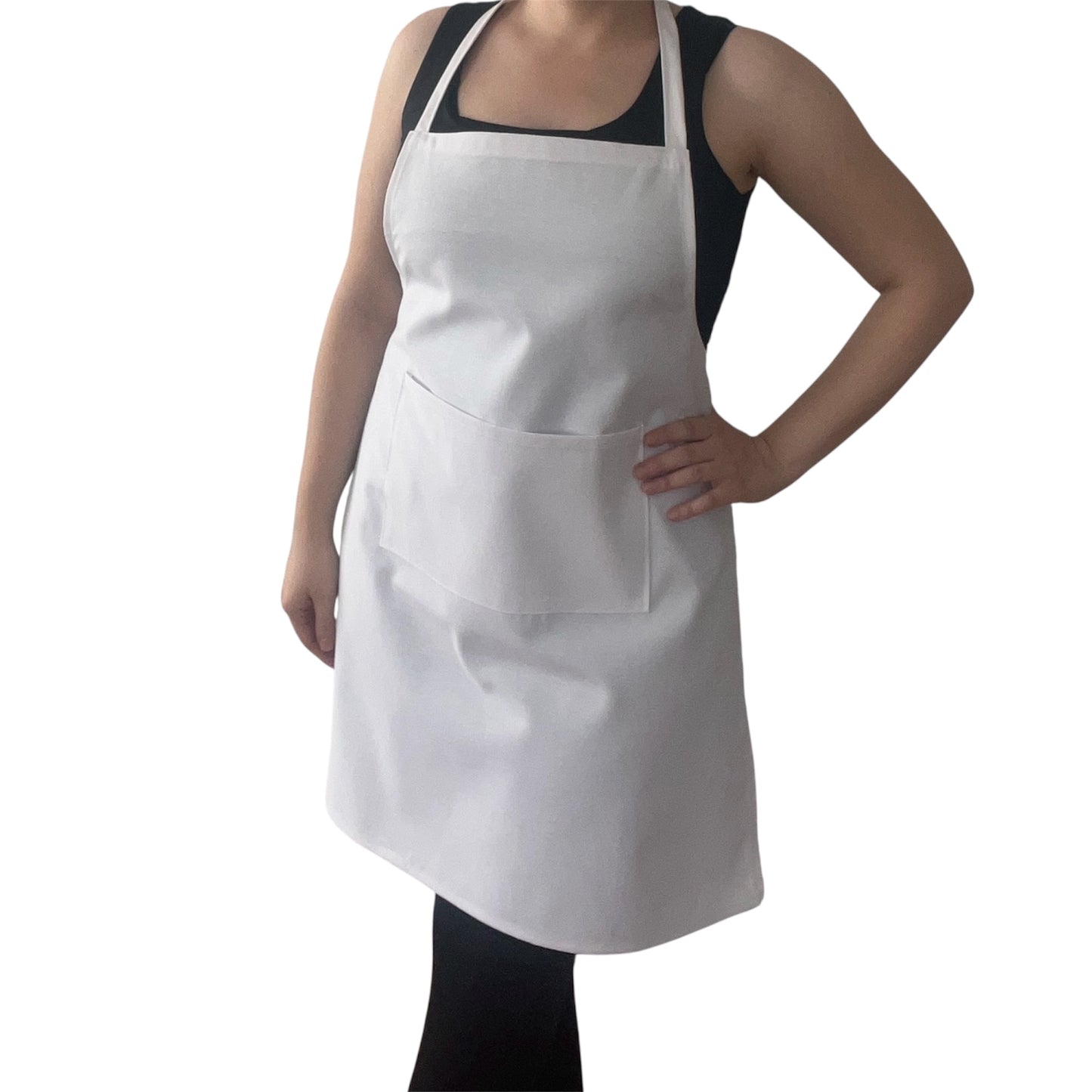 Handmade Waterproof Apron – Stain-Resistant, Solid Color | Cooking, Baking, BBQ, Craft