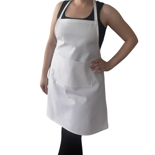 Handmade Waterproof Apron – Stain-Resistant, Solid Color | Cooking, Baking, BBQ, Craft