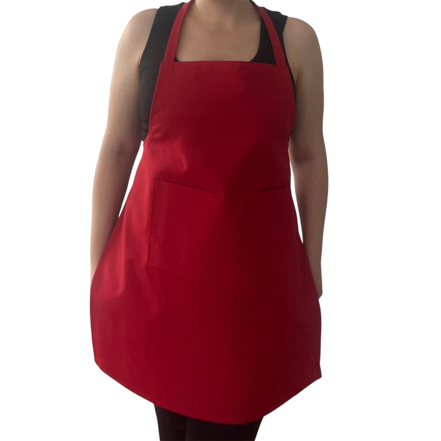 Handmade Waterproof Apron – Stain-Resistant, Solid Color | Cooking, Baking, BBQ, Craft