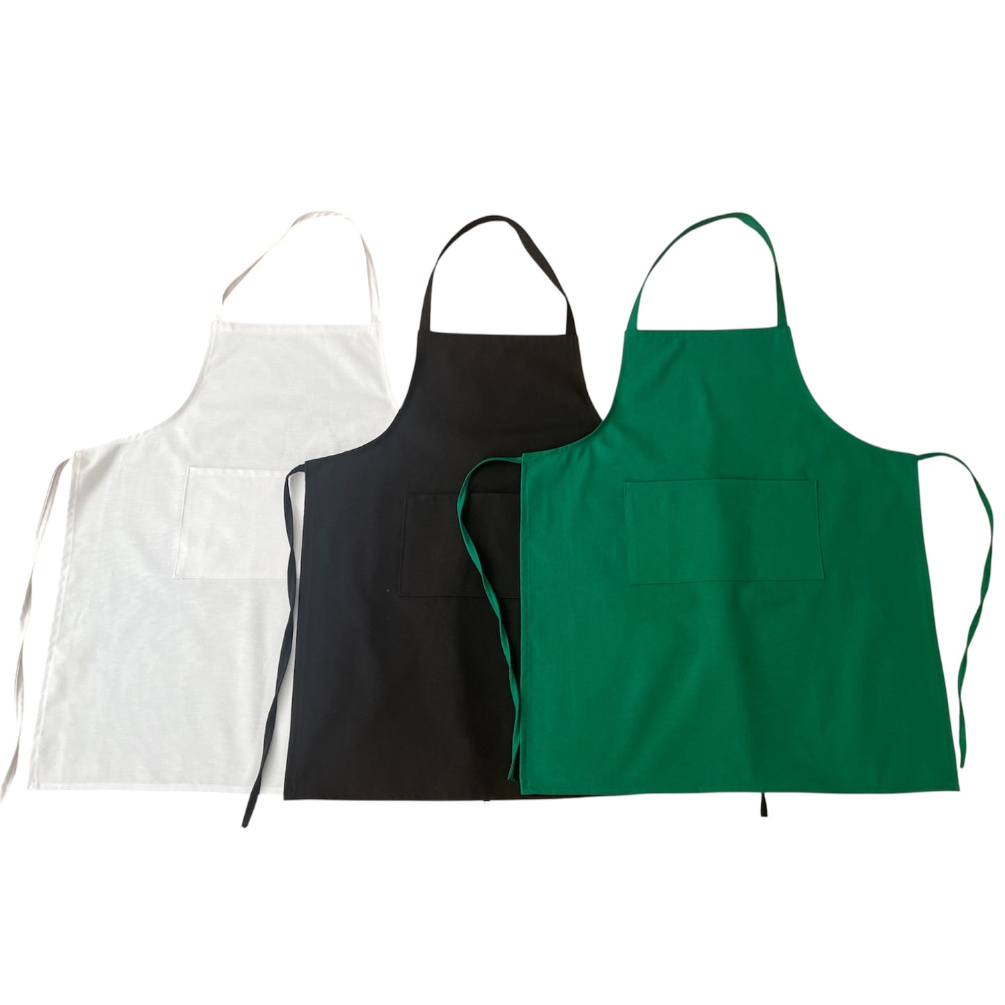 Handmade Waterproof Apron – Stain-Resistant, Solid Color | Cooking, Baking, BBQ, Craft