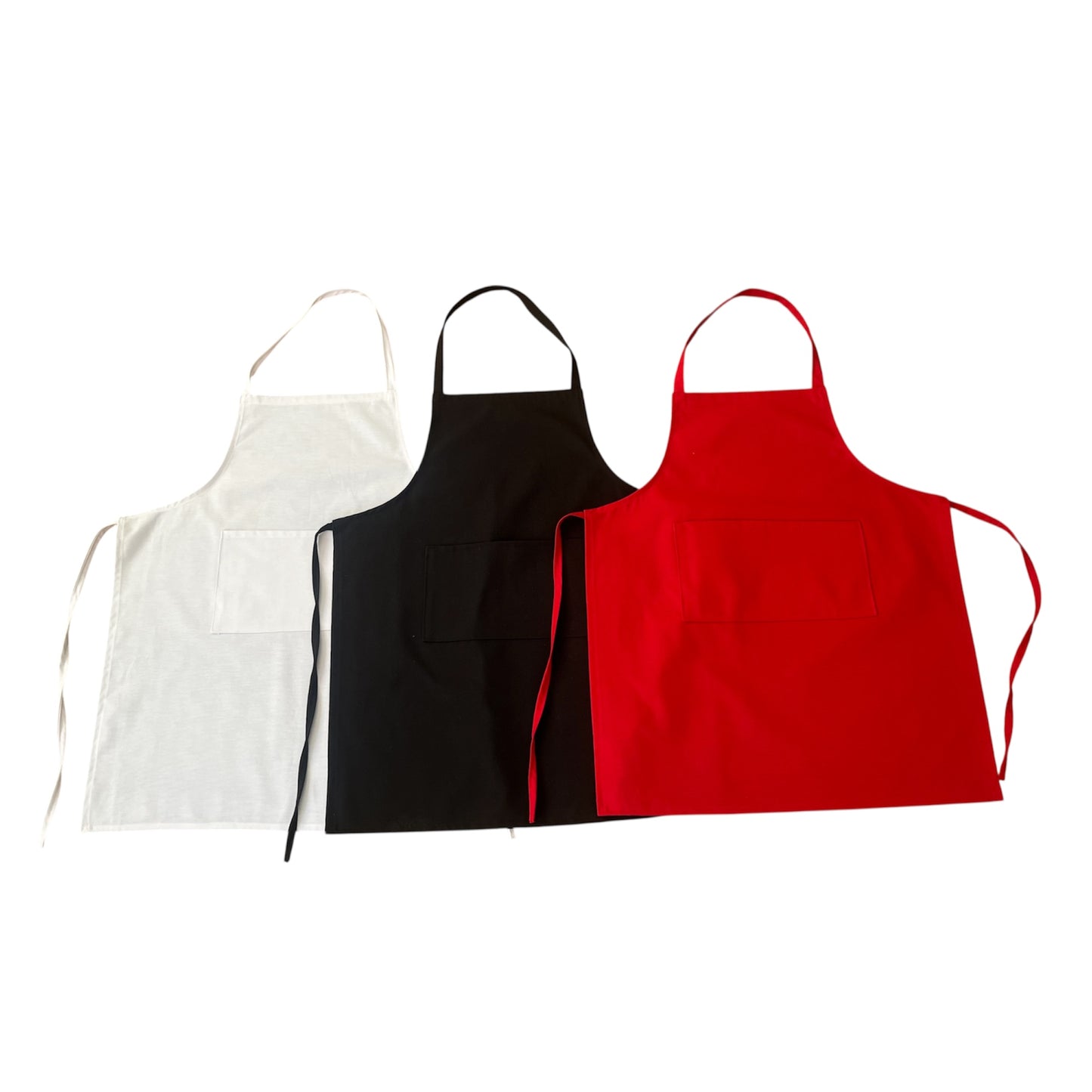 Handmade Waterproof Apron – Stain-Resistant, Solid Color | Cooking, Baking, BBQ, Craft